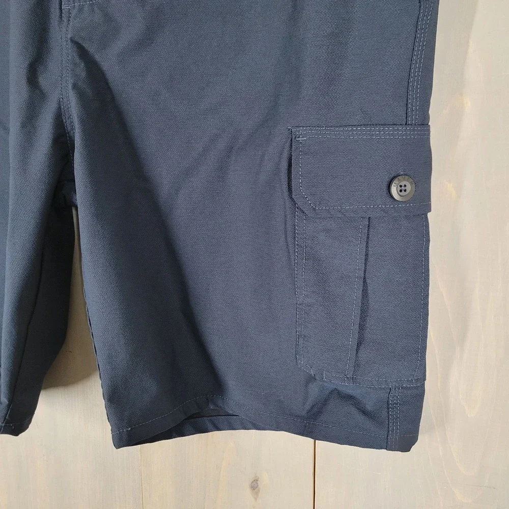 Maven Co-Op Cargo Shorts Mens‎ 42 Navy Blue Performance Golf Athletic MV00091M